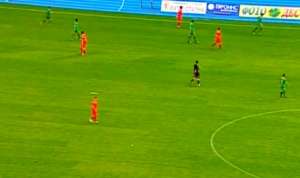Moment of the match between Rabotnichki and Metalurg